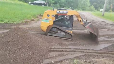 skid steer ez grader|grading driveway with skid steer.